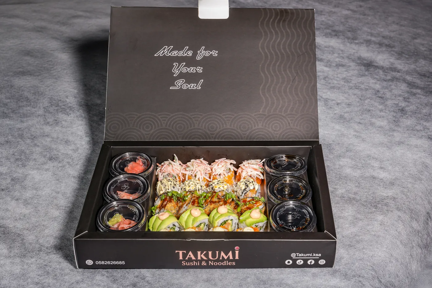 Japanese cuisine at TAKUMI